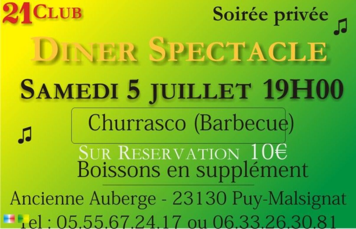 2008.07.05 - Diner Spectacle - Soirées - Samedi 5 juillet